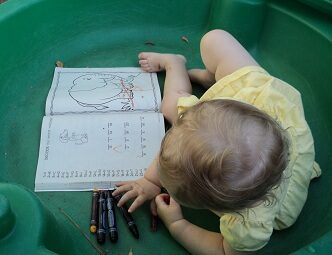 2011-05-10 - Katie Coloring In The Sandbox