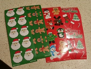 2016-12-16 - Christmas Stickers