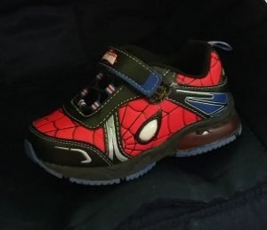 2017-09-07 - Flashing Spiderman Shoes