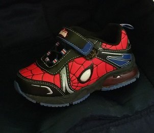 2017-09-07 - Flashing Spiderman Shoes