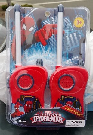 2017-12-30 - Spiderman Walkie-Talkies